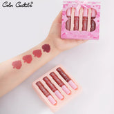 Color Castle 4‑Piece Matte Lip Gloss Set (24‑Hour Long-lasting Kit)